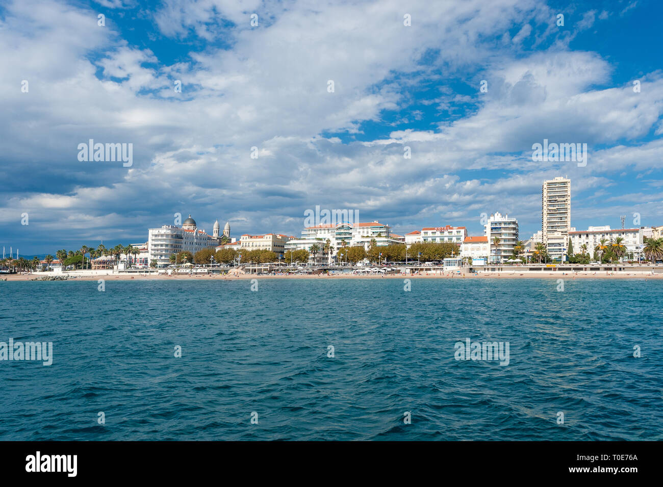 Cityscape, Saint-Raphael, Var, Provence-Alpes-Cote d`Azur, France, Europe Stock Photo